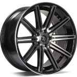 SV M Black Front Polished 8.0x18 5112 ET35 CB66.6 Alumiinivanteet 36658 1