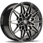 Solid Black Front Polished 8.0x18 5/112 ET30 CB66.6