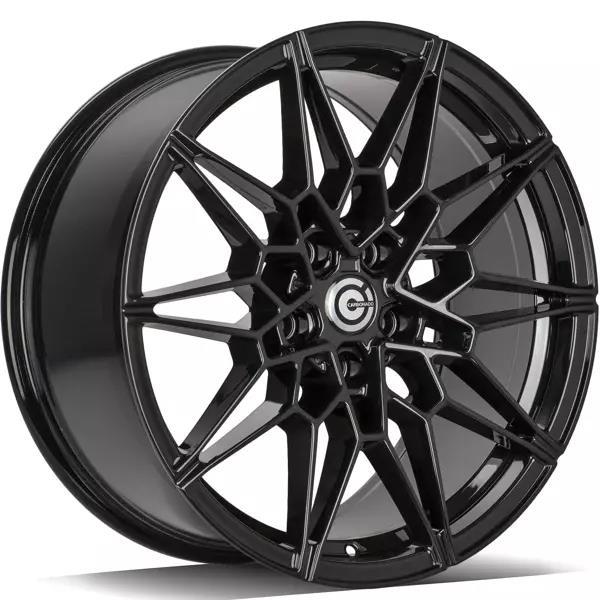 Solid Black Glossy 9.0x19 5120 ET35 CB72.6 Alumiinivanteet 38219 1