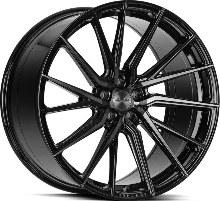 VOSSEN HF4T Double Tinted Gloss Black 10.5x22 5112 ET30 CB66.6 Alumiinivanteet 24390 1