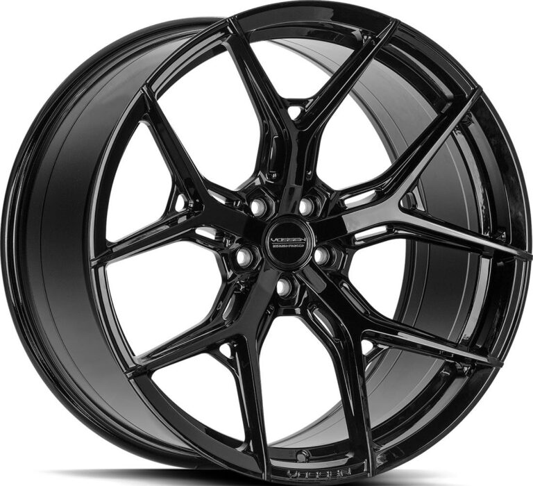 VOSSEN HF5 Gloss Black 9.0x22 5120 ET30 CB72.6 Alumiinivanteet 24424 1
