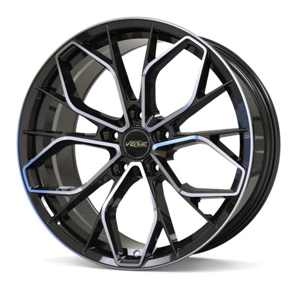 Venue Rocker Black Polished 9.0x20 5120 ET35 CB72.6 Alumiinivanteet 9783 1