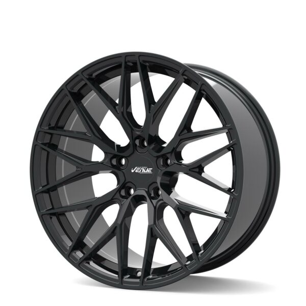 Venue VS10 Gloss Black 9.5x19 5112 ET45 CB66.6 Alumiinivanteet 8805 1