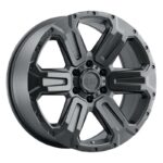 WANAKA MATTE BLACK 8.5x17 5127 ET35 CB71.5 Alumiinivanteet 31643 1