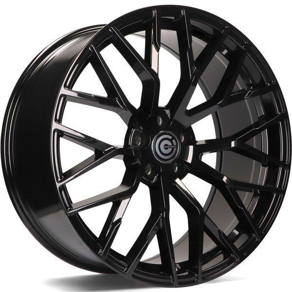Wealthy Black Glossy 9.5x21 5112 ET25 CB66.5 Alumiinivanteet 35415 1