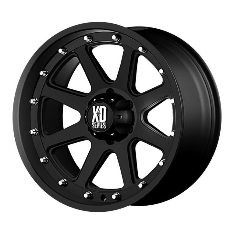 XD798 Matte Black 9.0x18 61143 ET18 CB72.6 Alumiinivanteet 16041 1