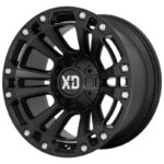 XD851 Satin Black 10.0x20 8/170 ET-18 CB125.5