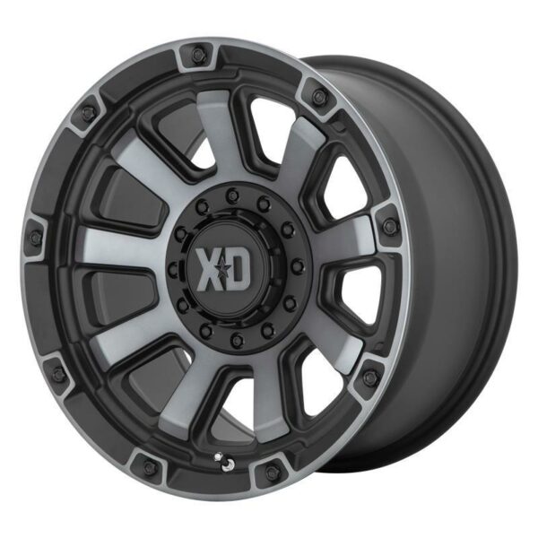 XD852 Satin Black With Gray Tint 10.0x20 81651 ET 18 CB125.1 Alumiinivanteet 26426 1