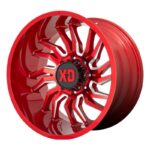 XD858 Candy Red Milled 10.0x20 6/139,7 ET-18 CB106.1