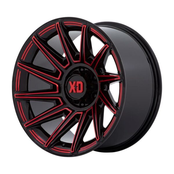 XD867 SPECTER GLOSS BLACK W RED TINT 10.0x20 8170 ET 18 CB125.1 Alumiinivanteet 36645 1
