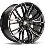 Yankee Black Front Polished 8.0x19 5/112 ET28 CB66.6