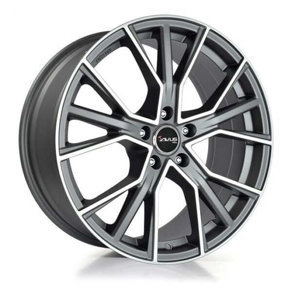 AVUS AF18 Matt Anthr. Pol. 9.5x22 5112 ET37 CB66.7 Alumiinivanteet 40954 1