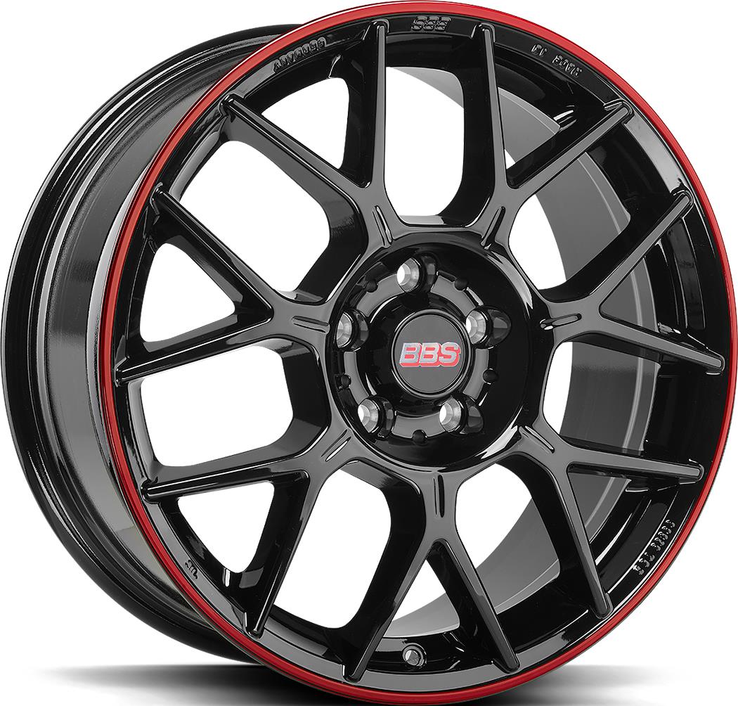 BBS XR Black Red 8.5x20 5112 ET35 CB82.0 Alumiinivanteet 40446 1 BBS XR Black Red 8.5x20 5112 ET35 CB82.0 Alumiinivanteet 40446 1