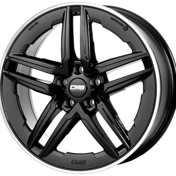 CMS C29 AERO Diamond Rim Black 8.0x19 5112 ET45 CB57.1 Alumiinivanteet 41300 1
