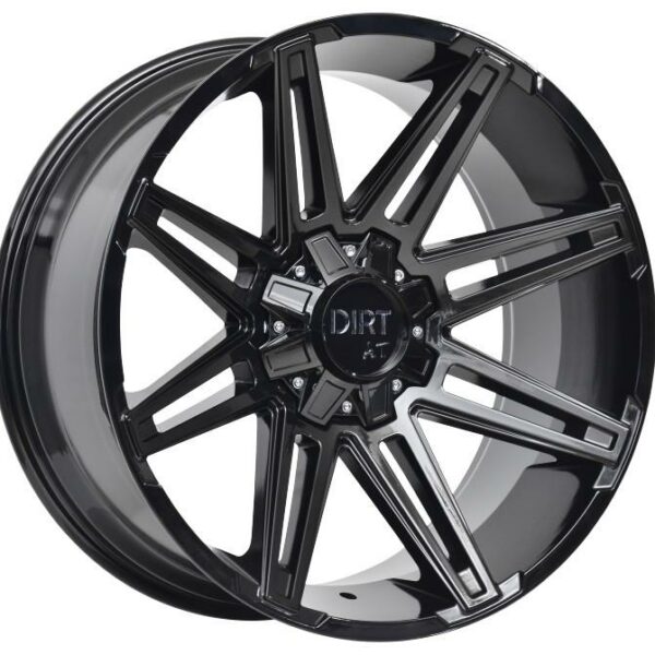 D88 Glossblack 10.0x22 61351397 ET 20 CB106.1 Alumiinivanteet 40002 1