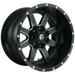 FUEL FC538 MATTE BLACK MILLED 9x18 5/114.3-127 ET-12 CB78.1