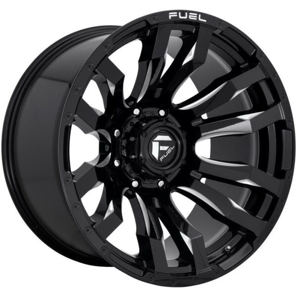 FC673 GLOSS BLACK MILLED 9.0x18 5127 ET 12 CB71.5 Alumiinivanteet 40430 1