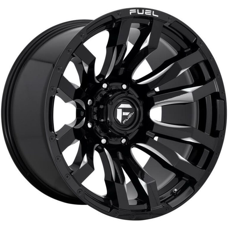 FC673 GLOSS BLACK MILLED 9.0x18 5127 ET 12 CB71.5 Alumiinivanteet 40430 1