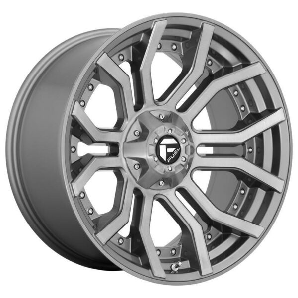 FC713 BRUSHED GUN METAL TINTED CLEAR 10.0x20 51271397 ET 18 CB87.1 Alumiinivanteet 41272 1
