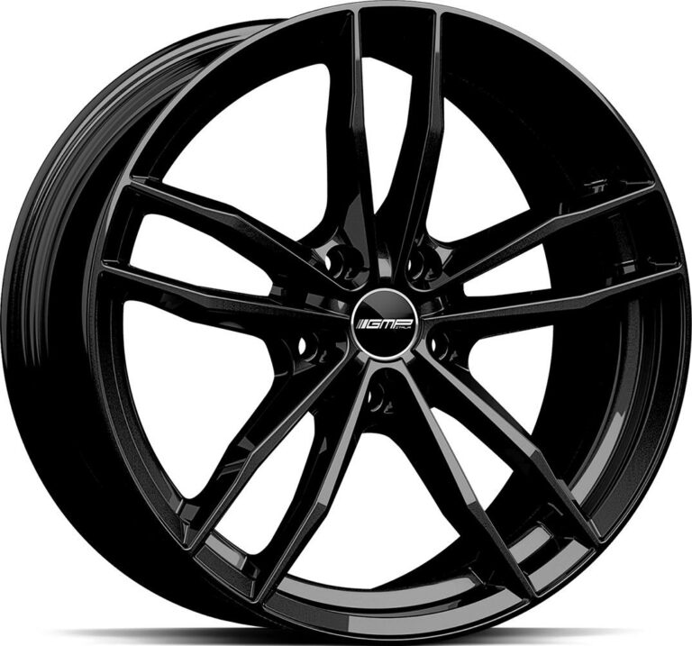 GMP Swan Glossy Black 9.0x19 5120 ET37 CB72.6 Alumiinivanteet 42197 1