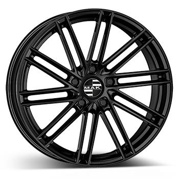 MAK Leipzig Gloss Black 9.5x21 5130 ET68 CB71.6 Alumiinivanteet 42160 1