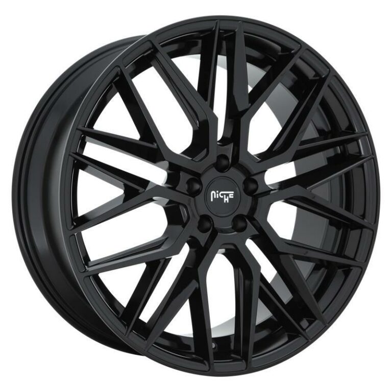 NC224 GLOSS BLACK 10.5x22 5127 ET35 CB71.5 Alumiinivanteet 40184 1