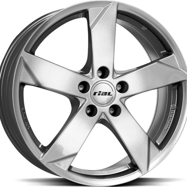 RIAL Kodiak Polar Silver 7.5x17 5112 ET38 CB66.6 Alumiinivanteet 971 1