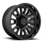 XD864 ROVER SATIN BLACK W/ GLOSS BLACK LIP 10.0x22 6/139,7 ET-18 CB106.1