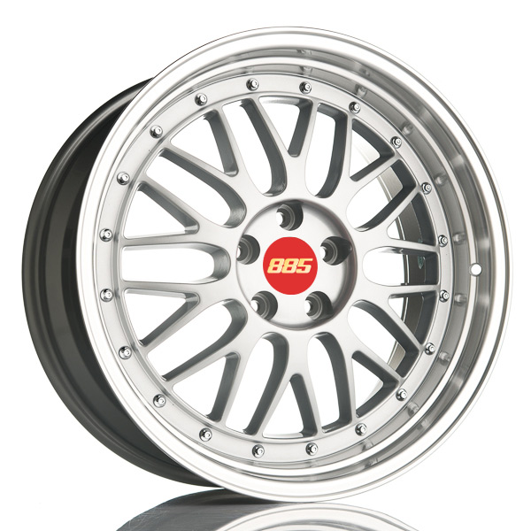 885 LeMans Silver 8.5x19 5112 ET35 CB66.6 Alumiinivanteet 43970 1