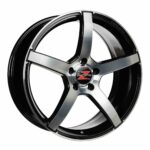 Barzetta Inverno Black Polished 8.5x20 5112 ET30 CB66.6 Alumiinivanteet 44268 1