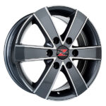 Barzetta Toro TitaniumPolish Pakettiautoihin 8x18 6130 ET50 CB84.1 Alumiinivanteet 44061 1