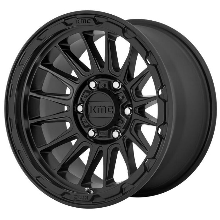KM542 Satin Black 9.0x17 61397 ET 12 CB106.2 Alumiinivanteet 44355 1