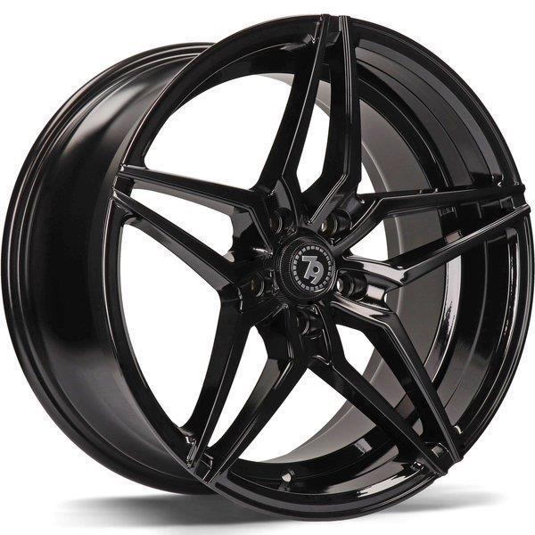 SV A Black Glossy 8.0x18 5112 ET35 CB66.6 Alumiinivanteet 44819 1