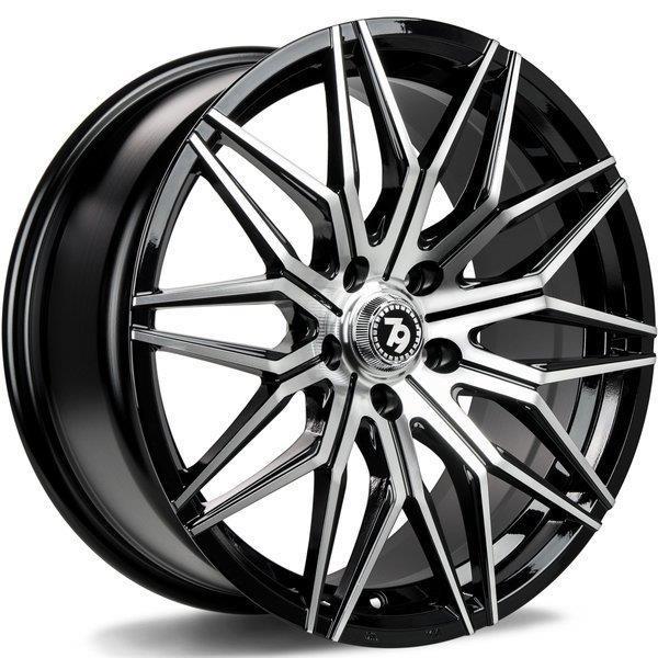 SV O Black Front Polished 8.0x18 5112 ET35 CB66.6 Alumiinivanteet 36662 1