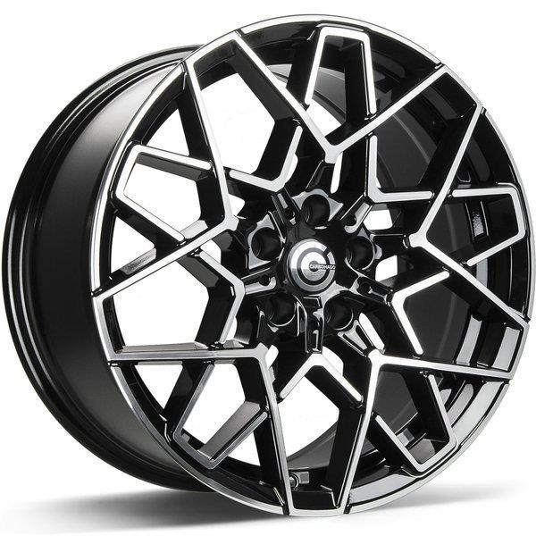 Shield Black Front Polished 8.0x18 5112 ET30 CB66.6 Alumiinivanteet 44408 1