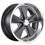 UC120 MATTE GUN METAL MACHINED 9.0x20 5/115 ET18 CB71.5