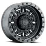 ABRAMS TEXTURED MATTE GUNMETAL 9.5x17 5/127 ET-18 CB71.5