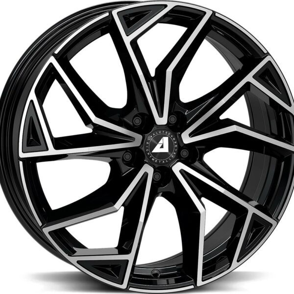 ALUTEC ADX.02 Diam Black Pol 7.5x18 4100 ET38 CB63.4 Alumiinivanteet 48361 1