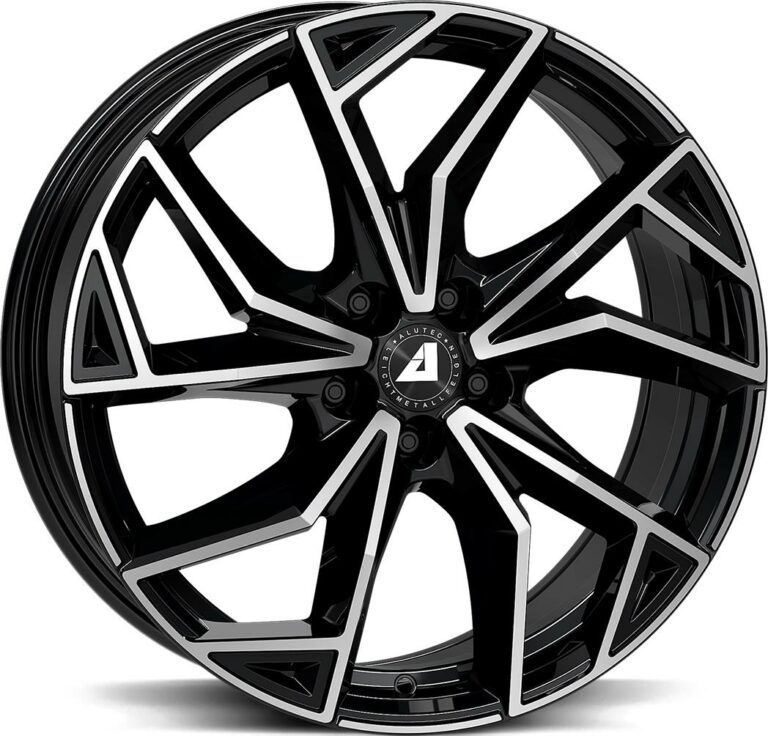 ALUTEC ADX.02 Diam Black Pol 7.5x18 4108 ET18 CB65.1 Alumiinivanteet 48359 1