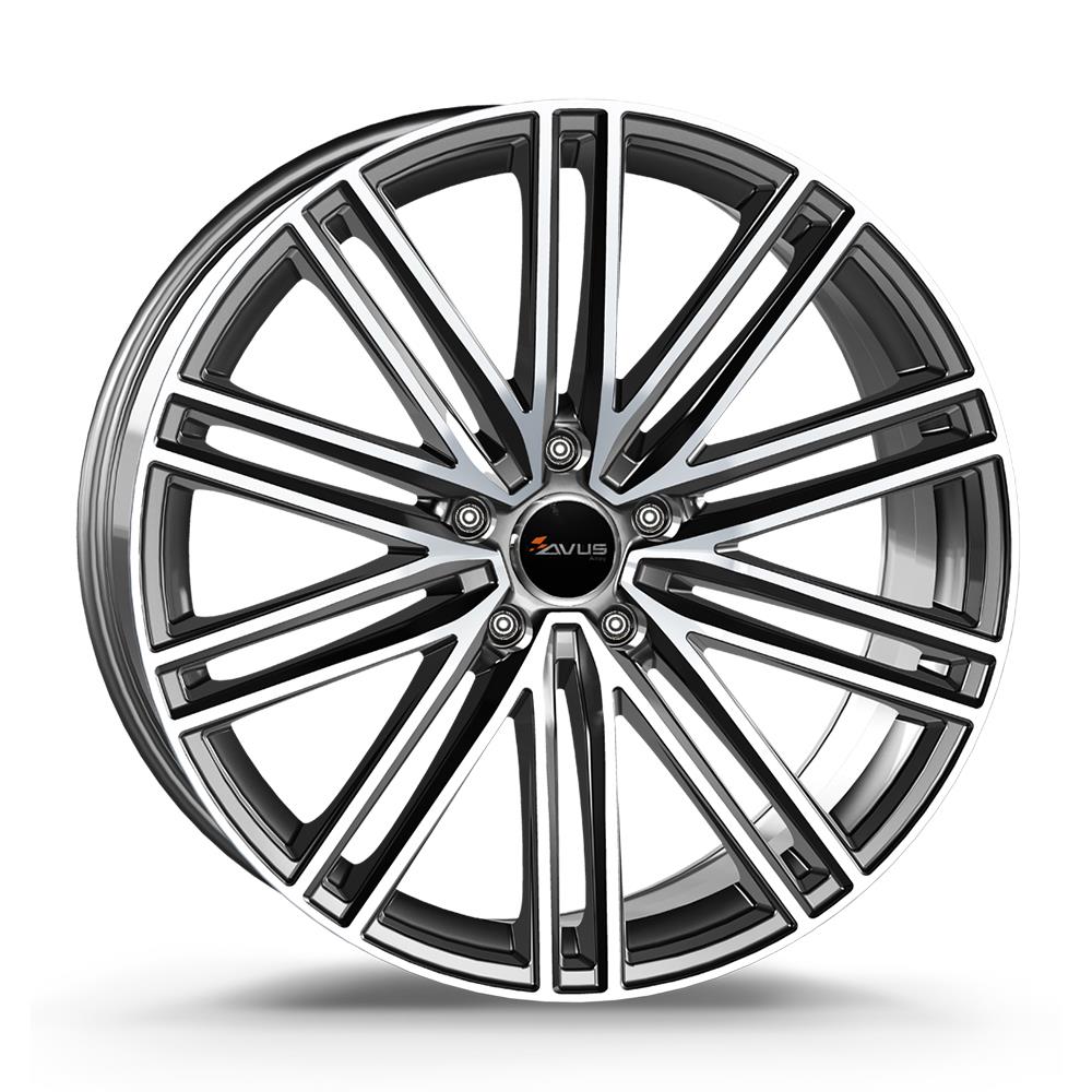 AVUS AC M08 Anthracite Polished 10.0x20 5112 ET19 CB66.6 Alumiinivanteet 6165 1 AVUS AC M08 Anthracite Polished 10.0x20 5112 ET19 CB66.6 Alumiinivanteet 6165 1