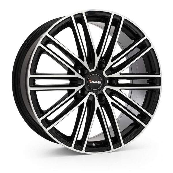AVUS AC M08 Black Polished 10.0x21 5112 ET19 CB66.6 Alumiinivanteet 40846 1