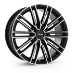 AVUS AC M08 Black Polished 9.0x22 5112 ET26 CB66.6 Alumiinivanteet 40958 1