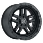 BARSTOW TEXTURED MATTE BLACK 9.5x20 5/127 ET-18 CB71.5