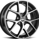 BBS SR VOLCANO GREY DIAM CUT 8x18 5/100 ET48 CB70