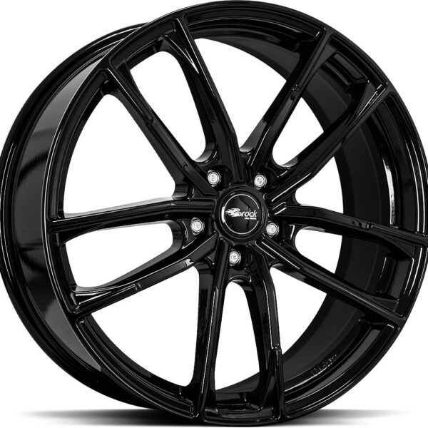BROCK B38 Shiny Black 8.0x19 5112 ET44 CB57.1 Alumiinivanteet 7555 1