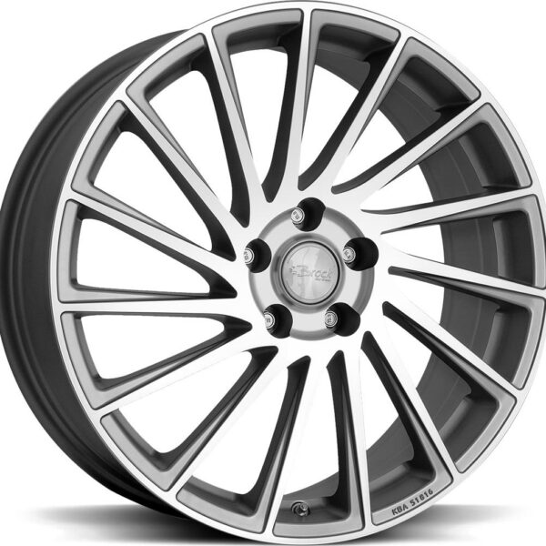 BROCK B39 Ferric Grey Polish 7.0x17 5112 ET47 CB66.6 Alumiinivanteet 14133 1