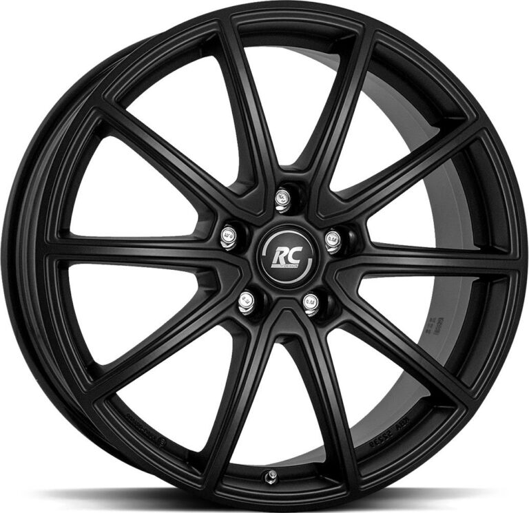 BROCK RC32 Satin Black Matt 7.5x19 5112 ET53 CB66.6 Alumiinivanteet 6930 1