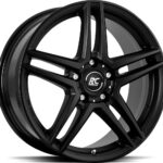 BROCK RCD17 Satin Black Matt 8.5x19 5112 ET57 CB66.6 Alumiinivanteet 3520 1