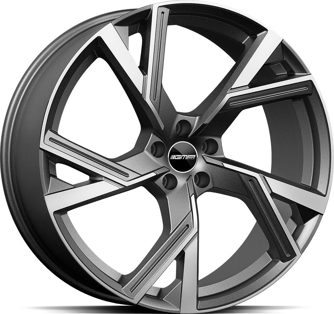 GMP Angel Matt Anthracite Diamond 9.0x22 5112 ET35 CB66.6 Alumiinivanteet 6711 1 GMP Angel Matt Anthracite Diamond 9.0x22 5112 ET35 CB66.6 Alumiinivanteet 6711 1