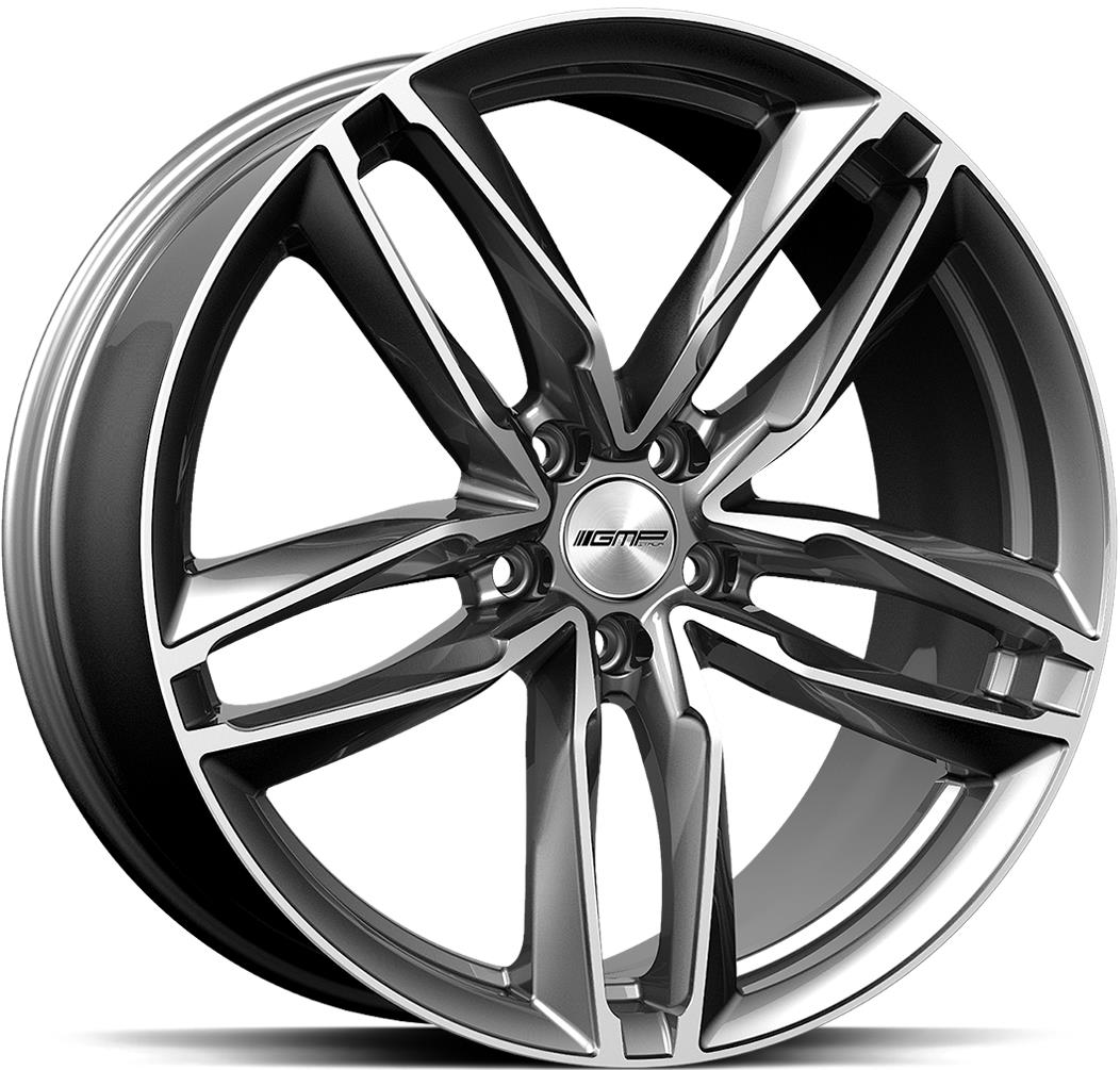 GMP Atom Anthracite Diamond 7.5x17 5112 ET35 CB66.6 Alumiinivanteet 1775 1 GMP Atom Anthracite Diamond 7.5x17 5112 ET35 CB66.6 Alumiinivanteet 1775 1